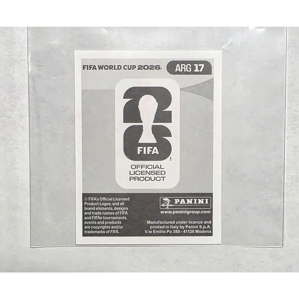 2026 FIFA World Cup Panini White Border Sticker Lionel Messi ARG 17